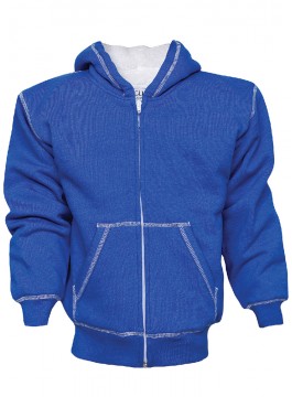 Youth Front Zipper Hood with Sherpa  Lining